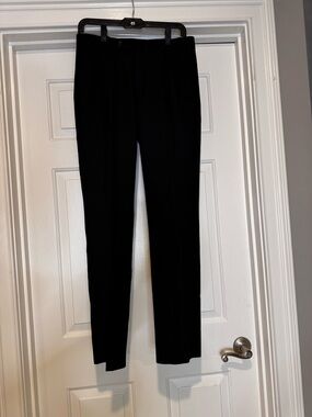 Egara Orange Men’s Black Dress Pants 36x30 Slim Fit Formal Work